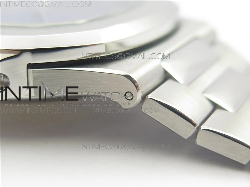 Nautilus 5711 1A GRF Best Edition White Textured Dial on SS Bracelet A324 V2