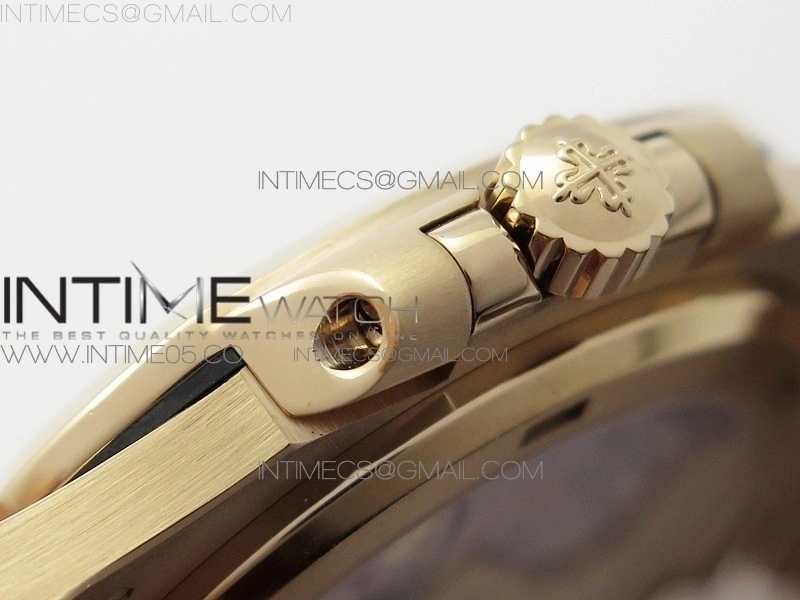 Nautilus 5711 1R PPF V4 1:1 Best Edition White Textured Dial on RG Bracelet 324CS