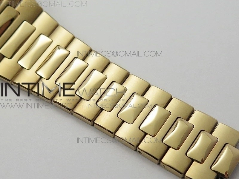Nautilus 5711 1R PPF V4 1:1 Best Edition White Textured Dial on RG Bracelet 324CS