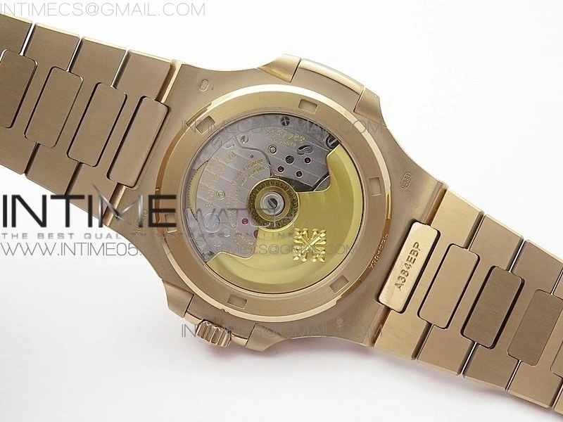 Nautilus 5711 1R PPF V4 1:1 Best Edition White Textured Dial on RG Bracelet 324CS