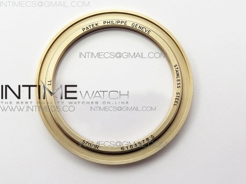 Nautilus 5711 1R PPF V4 1:1 Best Edition White Textured Dial on RG Bracelet 324CS