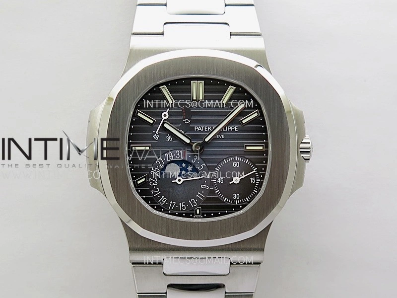 Nautilus 5712-1A 001 SS PPF 1:1 V4+ Best Edition Blue Dial on SS Bracelet PPF240