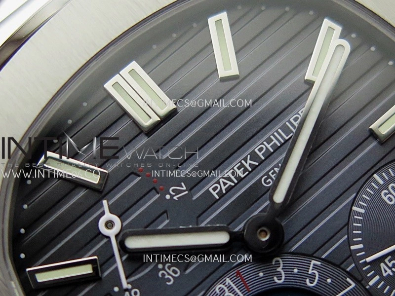 Nautilus 5712-1A 001 SS PPF 1:1 V4+ Best Edition Blue Dial on SS Bracelet PPF240