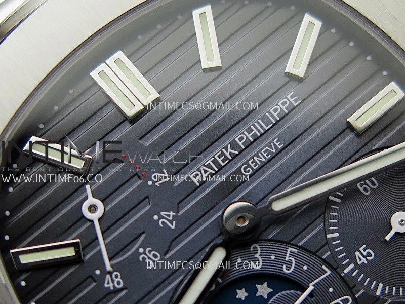Nautilus 5712-1A 001 SS PPF 1:1 V4+ Best Edition Blue Dial on SS Bracelet PPF240
