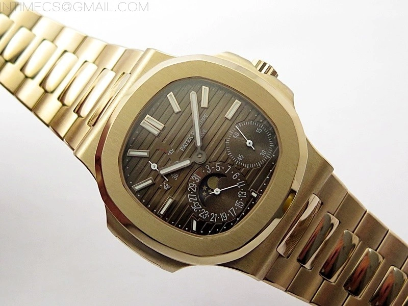Nautilus 5712 1R RG 3EF Best Edition Brown Dial on RG Bracelet A240