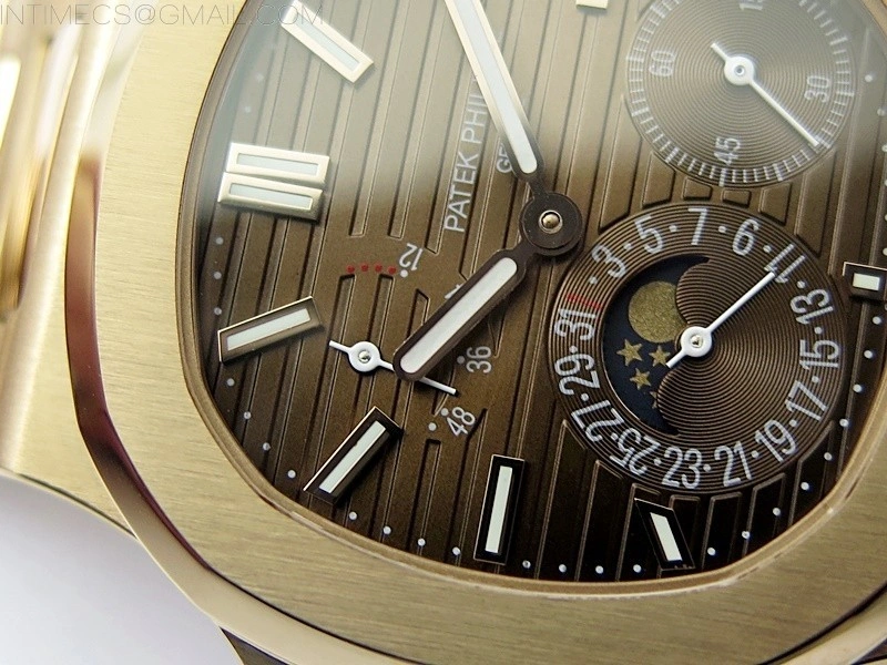 Nautilus 5712 1R RG 3EF Best Edition Brown Dial on RG Bracelet A240