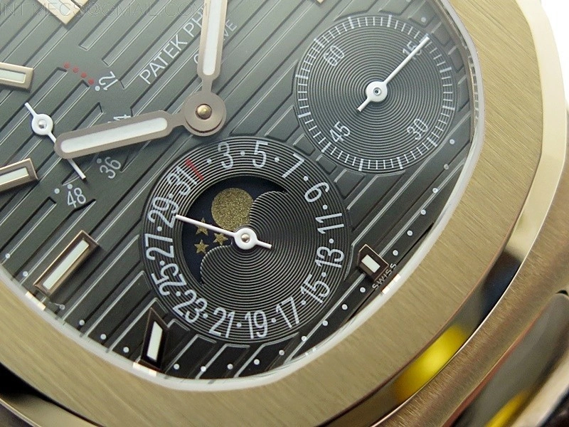 Nautilus 5712R RG 3EF Best Edition Blue Dial on Brown Leather Strap A240