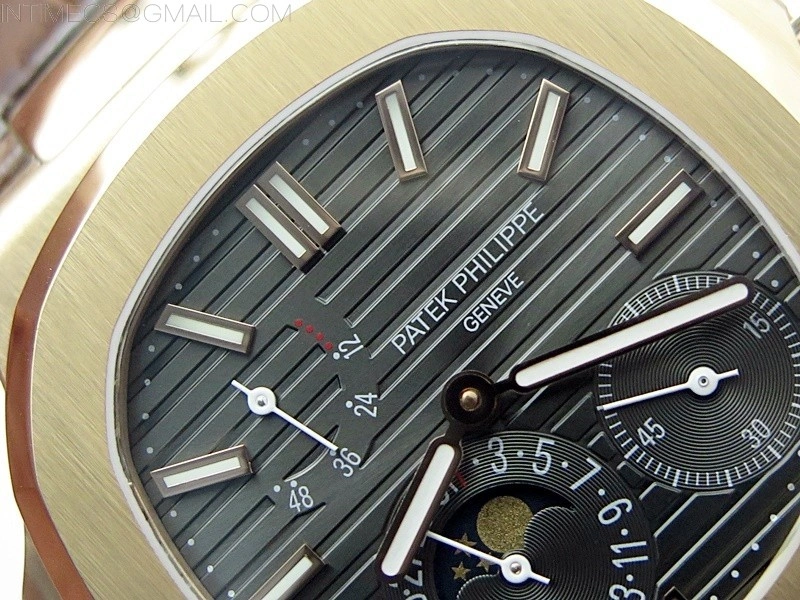 Nautilus 5712R RG 3EF Best Edition Blue Dial on Brown Leather Strap A240