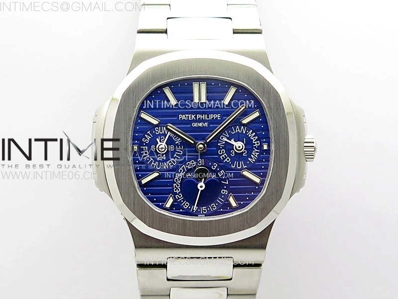 Nautilus 5740 SS TWF Best Edition Blue Dial on SS Bracelet A240