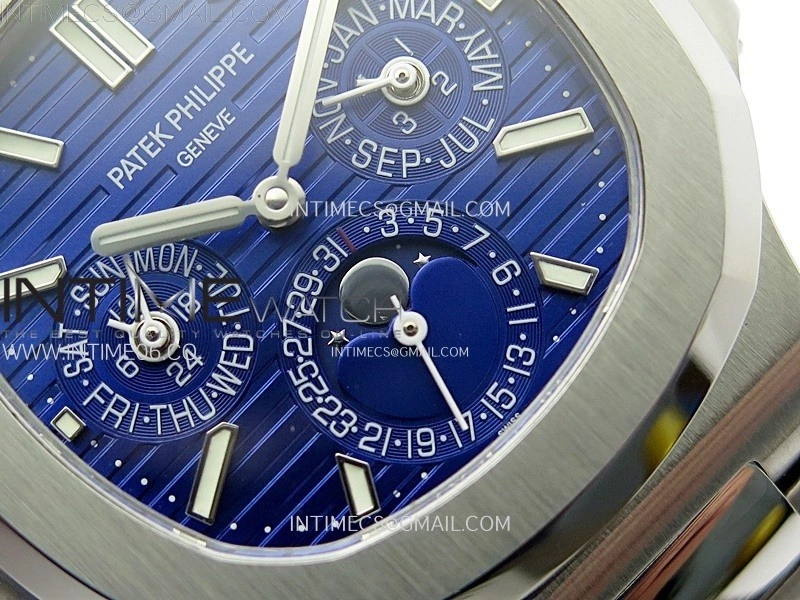 Nautilus 5740 SS TWF Best Edition Blue Dial on SS Bracelet A240