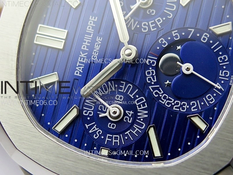 Nautilus 5740 SS TWF Best Edition Blue Dial on SS Bracelet A240
