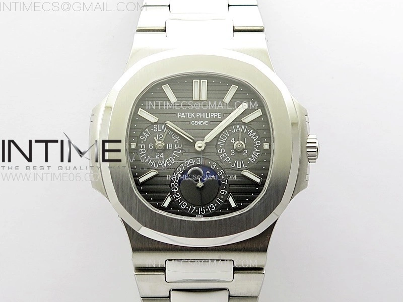Nautilus 5740 SS TWF Best Edition Gray Dial on SS Bracelet A240