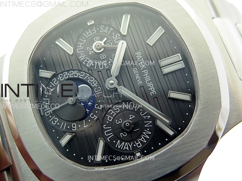 Nautilus 5740 SS TWF Best Edition Gray Dial on SS Bracelet A240