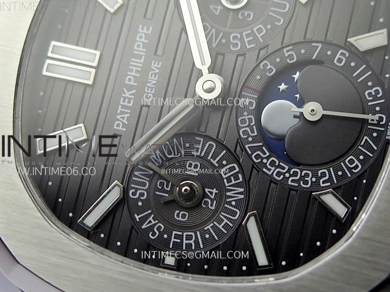 Nautilus 5740 SS TWF Best Edition Gray Dial on SS Bracelet A240
