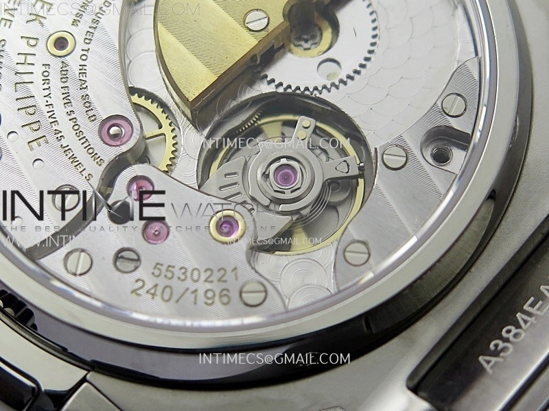 Nautilus 5740 SS TWF Best Edition Green Dial on SS Bracelet A240