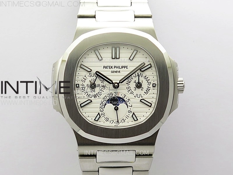 Nautilus 5740 SS TWF Best Edition White Dial on SS Bracelet A240