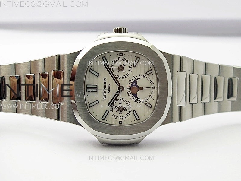 Nautilus 5740 SS TWF Best Edition White Dial on SS Bracelet A240