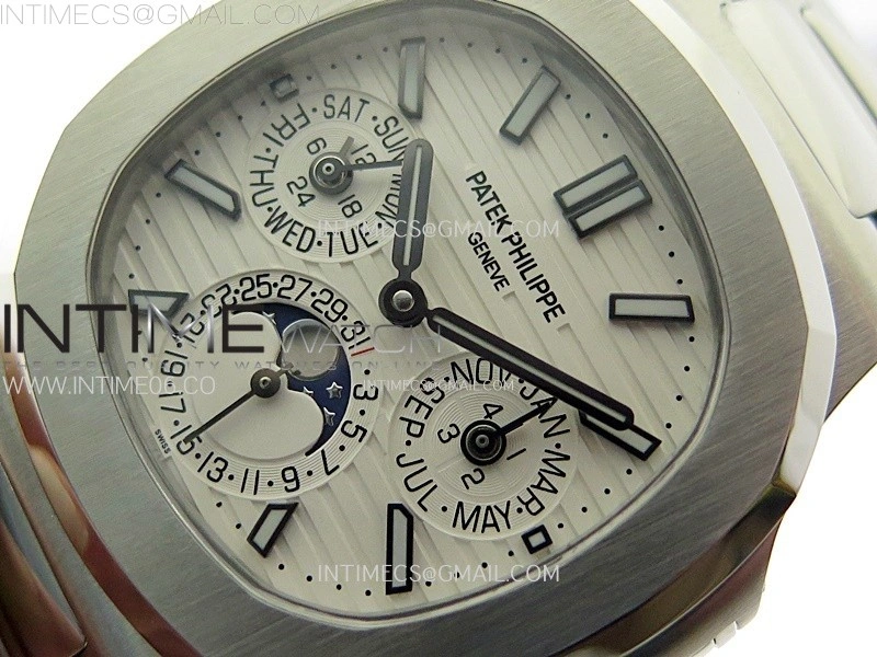 Nautilus 5740 SS TWF Best Edition White Dial on SS Bracelet A240