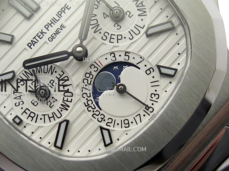 Nautilus 5740 SS TWF Best Edition White Dial on SS Bracelet A240