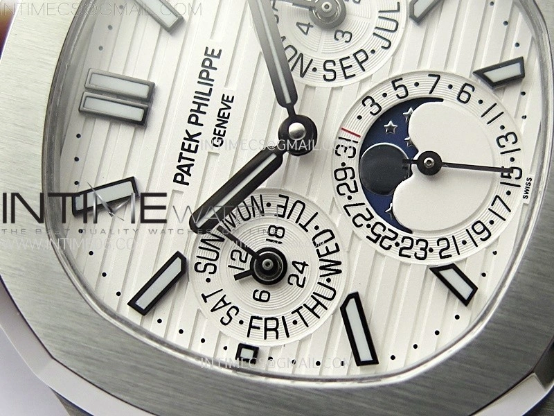 Nautilus 5740 SS TWF Best Edition White Dial on SS Bracelet A240