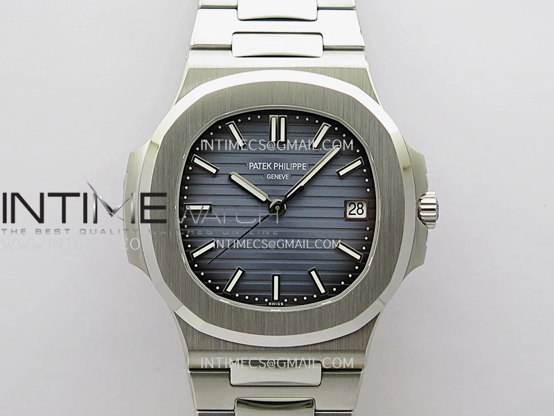 Nautilus 5811 3KF 1:1 Best Edition Blue Textured Dial on SS Bracelet Asian 330