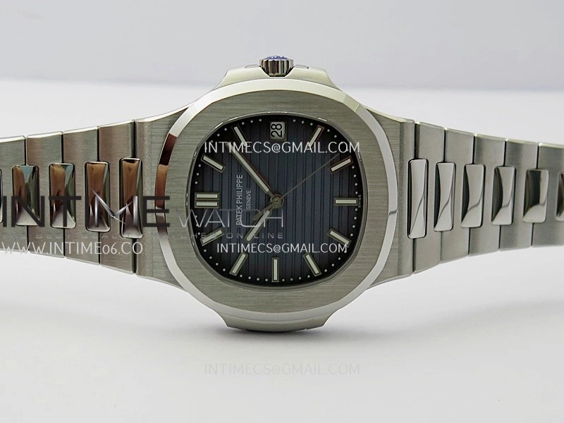Nautilus 5811 3KF 1:1 Best Edition Blue Textured Dial on SS Bracelet Asian 330