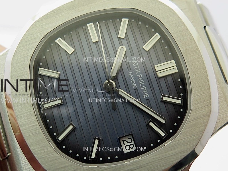 Nautilus 5811 3KF 1:1 Best Edition Blue Textured Dial on SS Bracelet Asian 330