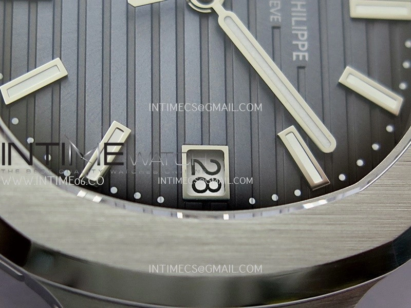 Nautilus 5811 3KF 1:1 Best Edition Blue Textured Dial on SS Bracelet Asian 330