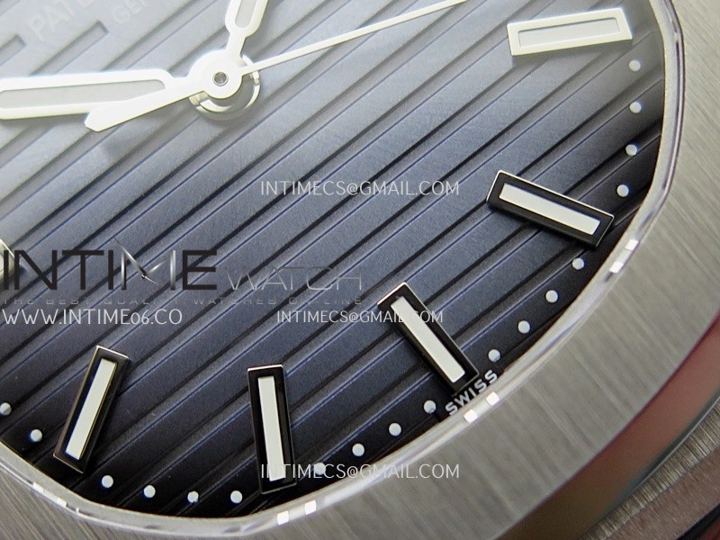 Nautilus 5811 3KF 1:1 Best Edition Blue Textured Dial on SS Bracelet Asian 330