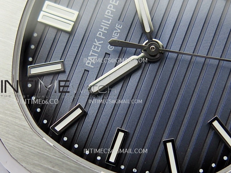 Nautilus 5811 3KF 1:1 Best Edition Blue Textured Dial on SS Bracelet Asian 330