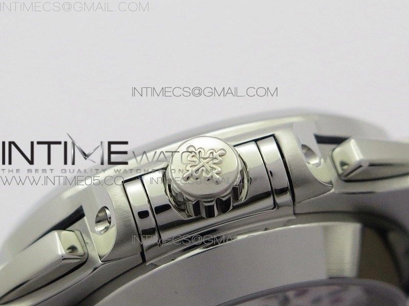 Nautilus 5980 SS 3KF Best Edition White Dial on Black Leather Strap A7750