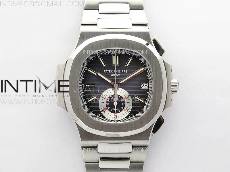 Nautilus 5980 SS PPF Best Edition Blue Dial on SS Bracelet A28-520
