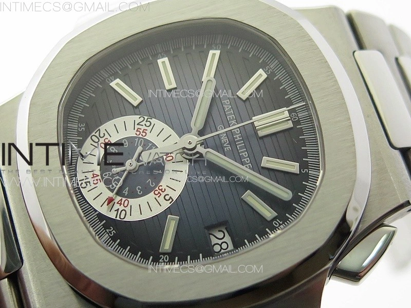 Nautilus 5980 SS PPF Best Edition Blue Dial on SS Bracelet A28-520