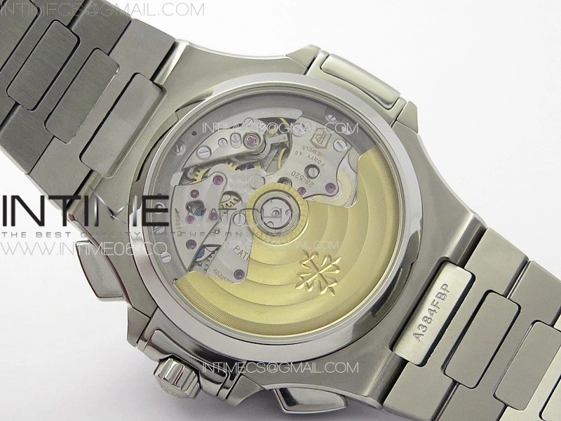 Nautilus 5980 SS PPF Best Edition Blue Dial on SS Bracelet A28-520