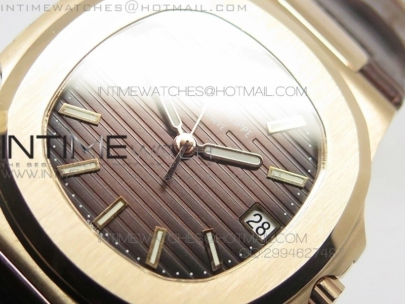 Nautilus Jumbo 5711 RG BP V2 Brown Dial on Brown Leather MIYOTA 9015 PP324CS