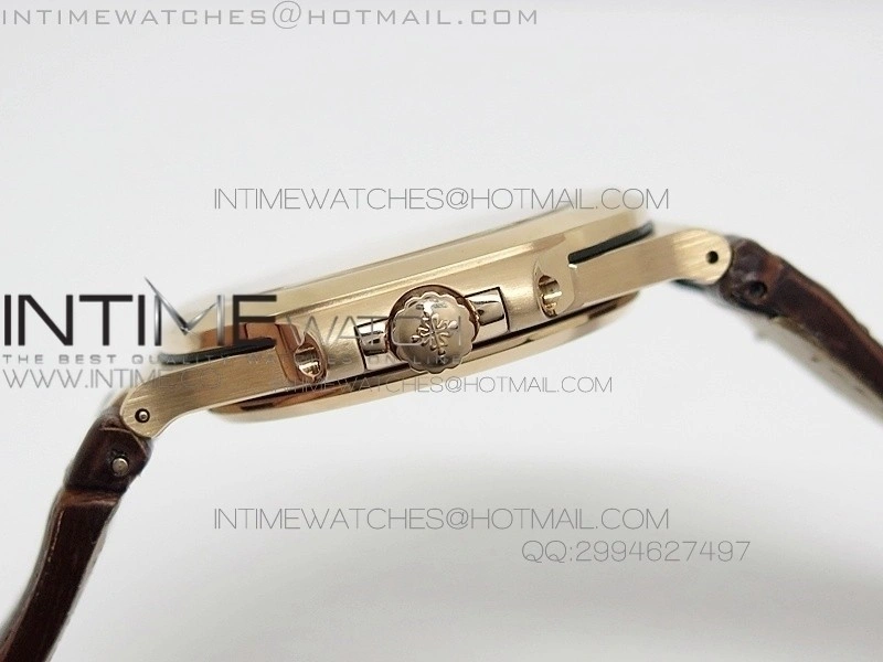 Nautilus Jumbo 5711 RG BP V2 Brown Dial on Brown Leather MIYOTA 9015 PP324CS