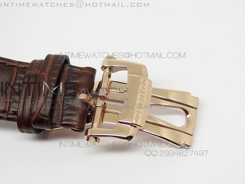 Nautilus Jumbo 5711 RG BP V2 Brown Dial on Brown Leather MIYOTA 9015 PP324CS