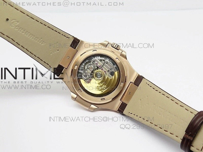 Nautilus Jumbo 5711 RG BP V2 Brown Dial on Brown Leather MIYOTA 9015 PP324CS
