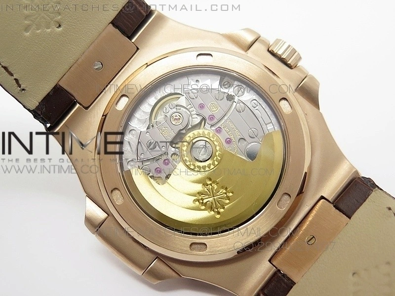 Nautilus Jumbo 5711 RG BP V2 Brown Dial on Brown Leather MIYOTA 9015 PP324CS