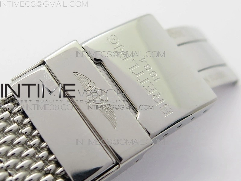 Navitimer 1 41mm SS B50 White Dial Black Subdial on SS Bracelet A7750
