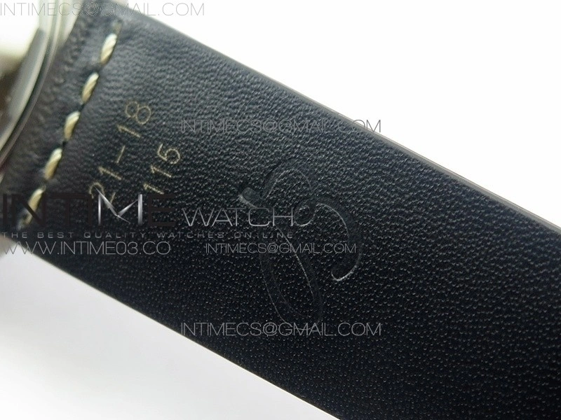 Navitimer 8 A17314 SS ZF 1:1 Best Edition Black dial On black leather strap A2824