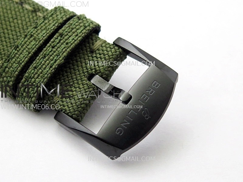 Navitimer8 A17314 DLC TF 1:1 Best Edition Green dial On Green Leather Strap A2824
