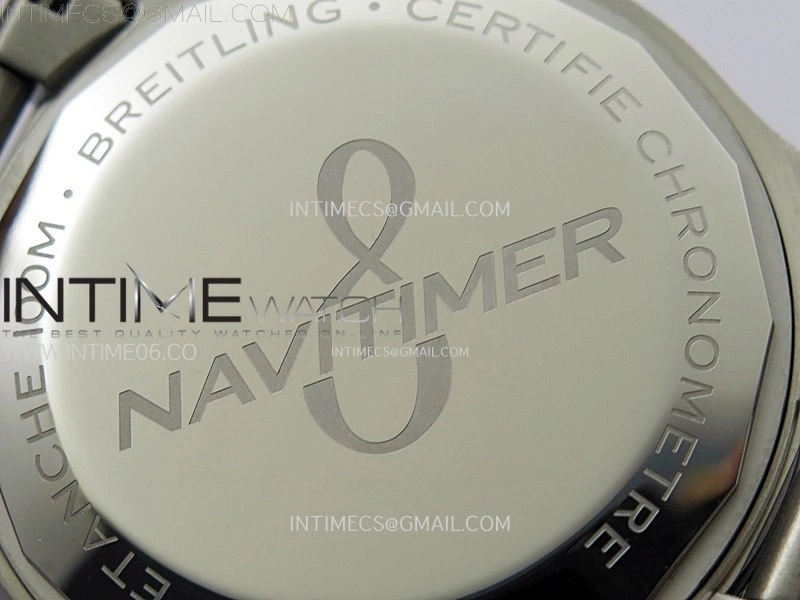Navitimer8 A17314 SS TF 1:1 Best Edition Black dial On SS Bracelet A2824