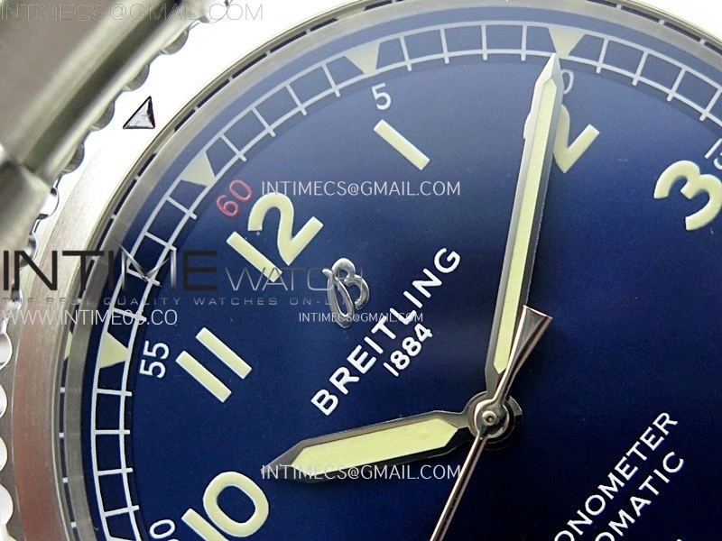 Navitimer8 A17314 SS TF 1:1 Best Edition Blue dial On SS Bracelet A2824
