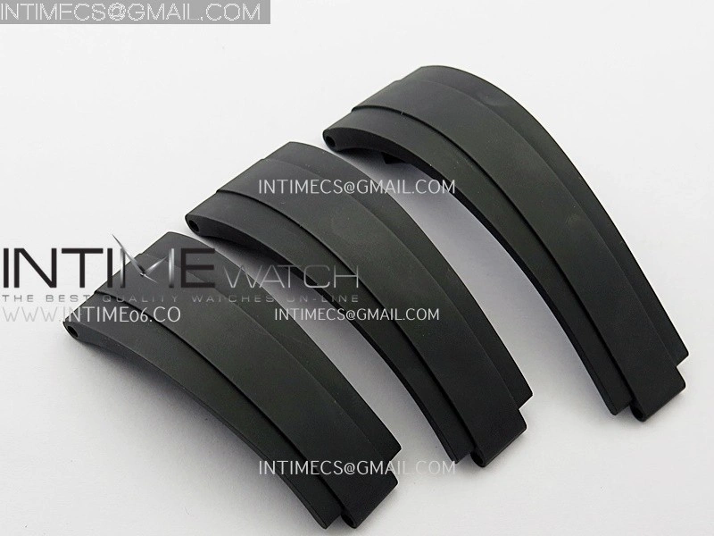 New 1:1 Rolex 22mm Oysterflex Rubber Strap 3 Size Same Technology as Genuine