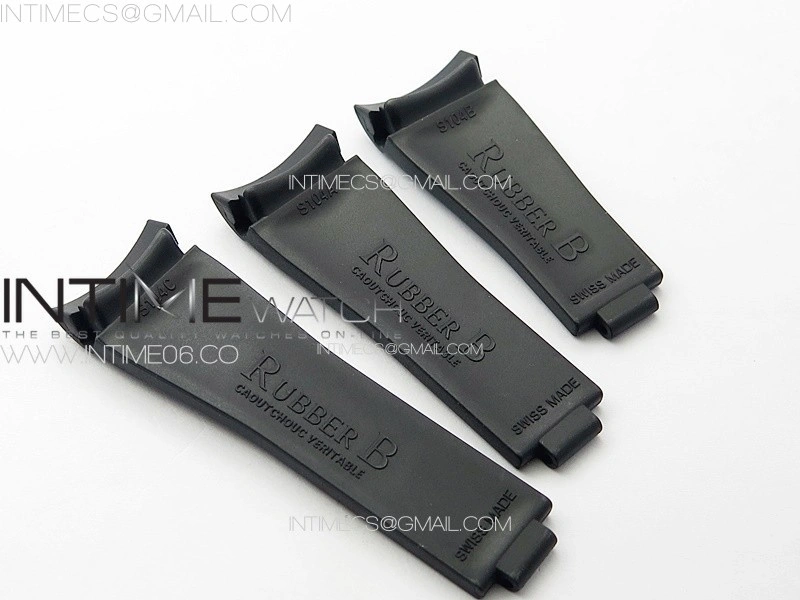 New 1:1 RubberB 3AF Rubber Strap 3 Size 5 Colors Same Technology as Genuine