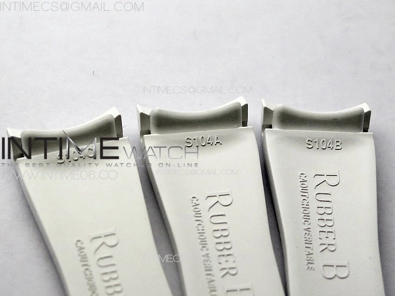 New 1:1 RubberB 3AF Rubber Strap 3 Size 5 Colors Same Technology as Genuine