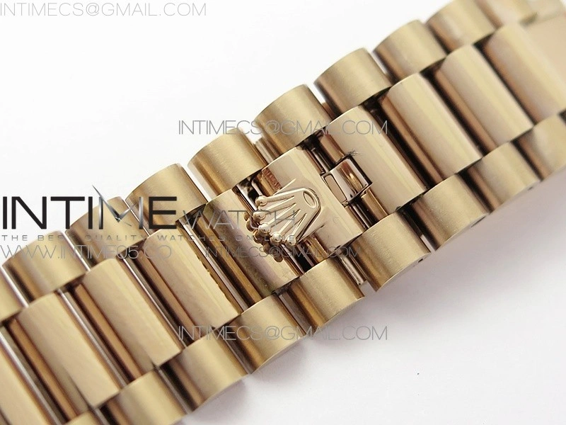 Day-Date 40mm 228239 BP New Dial Version 904 RG T Crystal Markers RG Dial on RG President Bracelet A2836