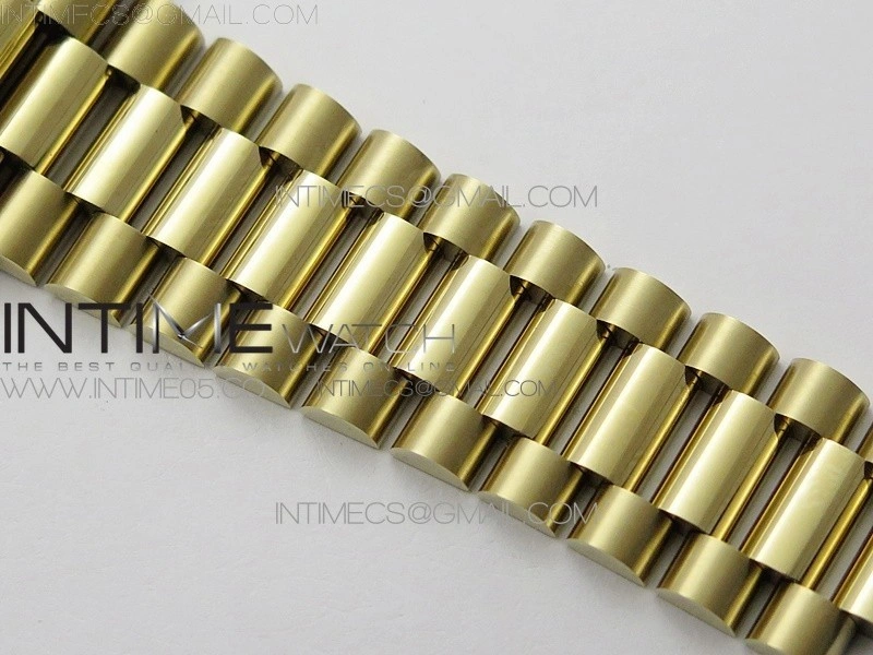 Day-Date 40mm 228239 BP New Dial Version 904 YG Silver Roman Markers Dial on SS President Bracelet A2836