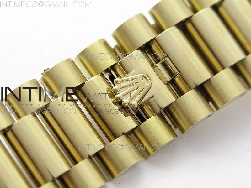 Day-Date 40mm 228239 BP New Dial Version 904 YG Silver Roman Markers Dial on SS President Bracelet A2836